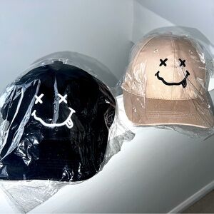 SMILEY FACE DAD HATS